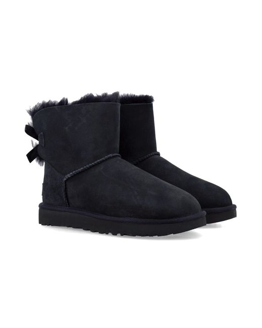 Ugg Blue Mini Bailey Bow Ii Boots