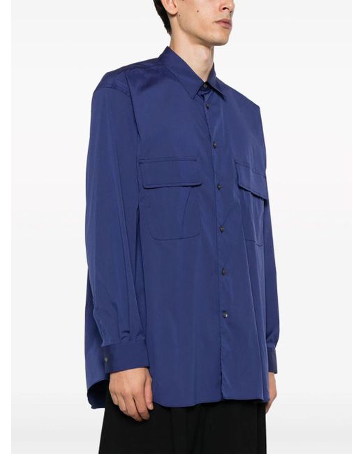 Comme des Garçons Blue Shirt Woven