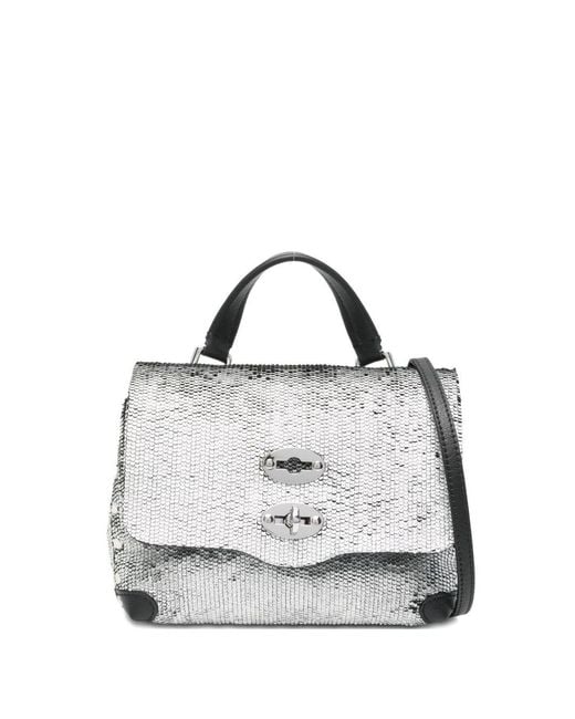 ZANELLATO CAPSULE White Postina Cbi Baby Leather Handbag