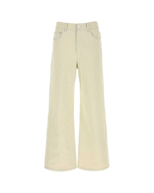 A.P.C. Natural Ivory Denim Clyde Jeans for men