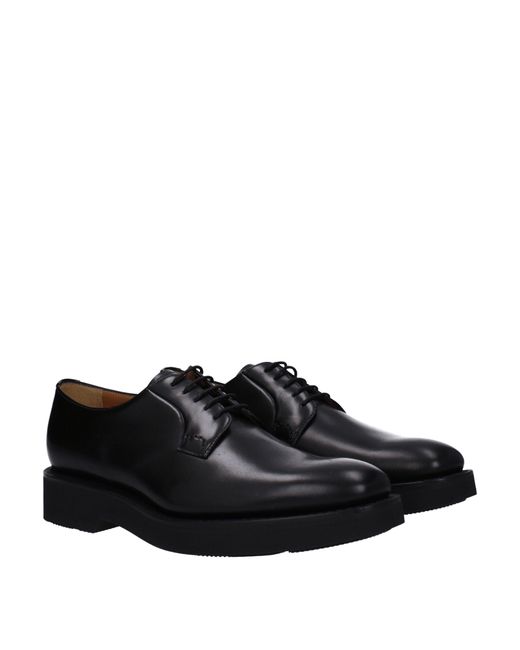 Chaussures Church's Steatton - Derby Cuir Noir Pointure 41.5 UK 7.5, Largeur G, Occasion Excellent état