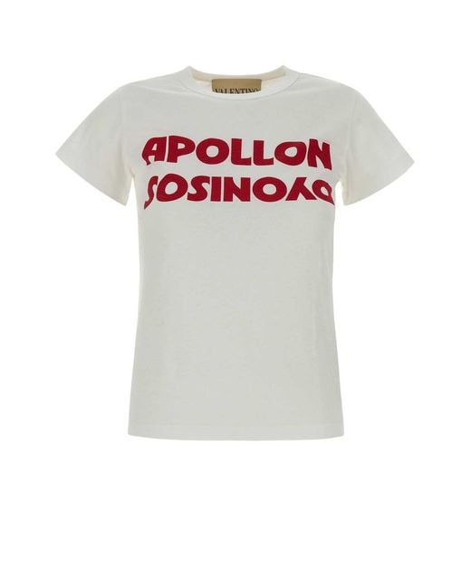 Valentino Garavani White Cotton T-Shirt