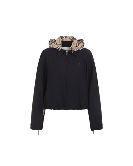 Burberry Blue Newcott Harrington Jacket