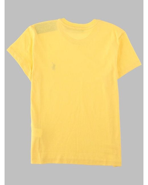 Polo Ralph Lauren Yellow Crewneck Logo T-Shirt