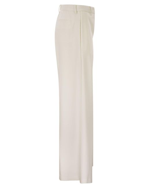 Fabiana Filippi White Milano Knit Trousers