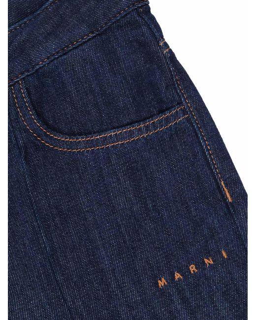 Marni Blue Mp251 F Pantaloni