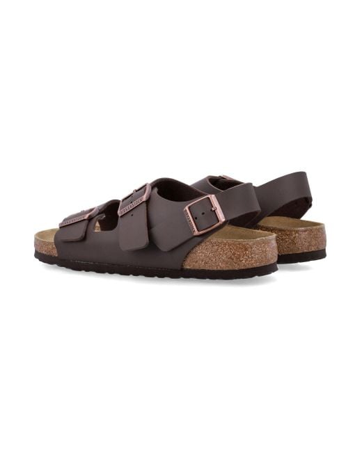 Birkenstock Platte Schoenen in het Brown voor heren