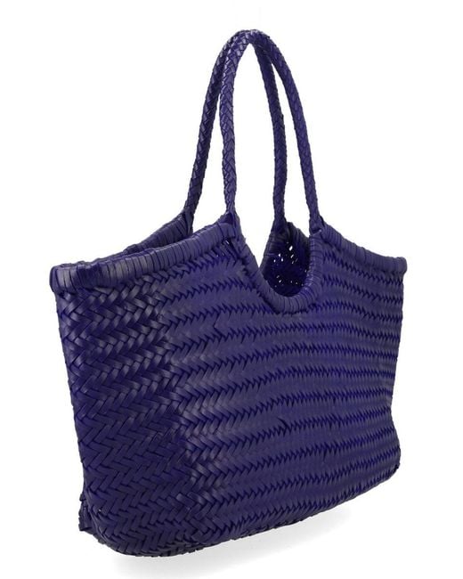 Dragon Diffusion Blue Borsa "Nantucket" Large