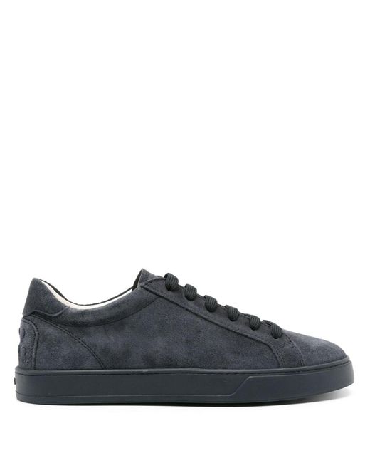Tod's Blue Suede Leather Sneakers for men