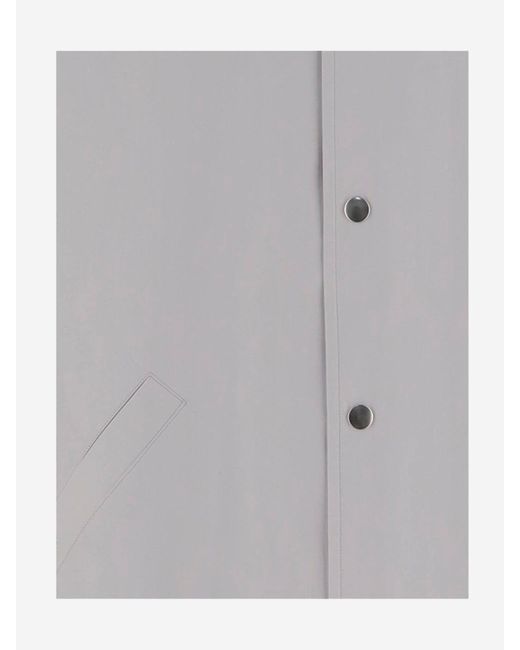 Jil Sander Gray Baumwolljacke mit Logo