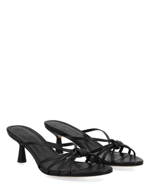 Aeyde Black Slip-On Heels