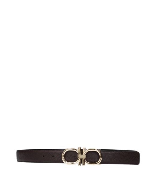 Ferragamo Black Belts Leather