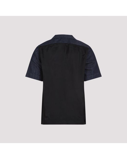 Dries Van Noten Blue Cameron Cotton Shirt for men