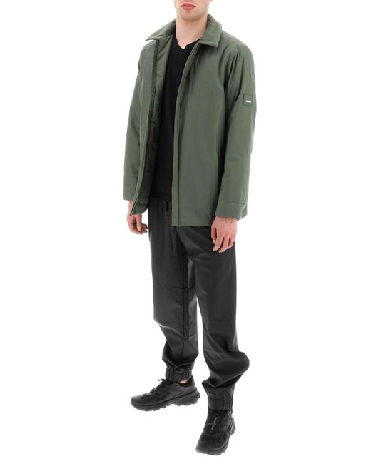 Rains Gepolsterte Fuse-Overshirt-Jacke in Green für Herren