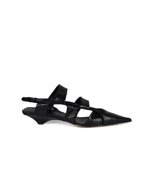 Bottega Veneta Sandalen Bv Punt Zwart in het Black