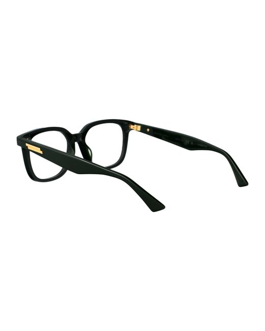 Bottega Veneta Black Transparent Acetate Glasses