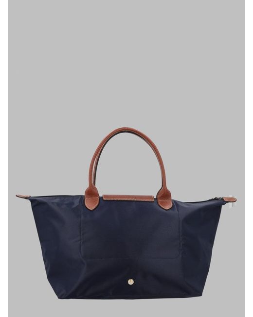 Longchamp Blue Foldable Tote Bag