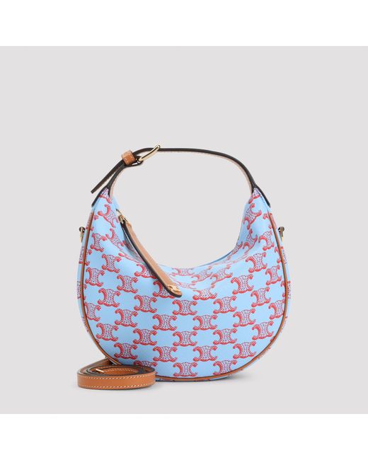 Céline Blue Mini Shoulder Bag With Trendy Design