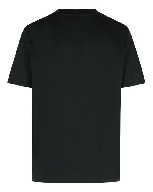 Camiseta de algodón negro de Balmain de hombre de color Black
