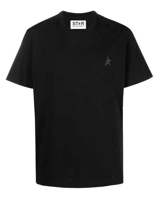 Golden Goose Deluxe Brand Black T Shirts And Polos for men