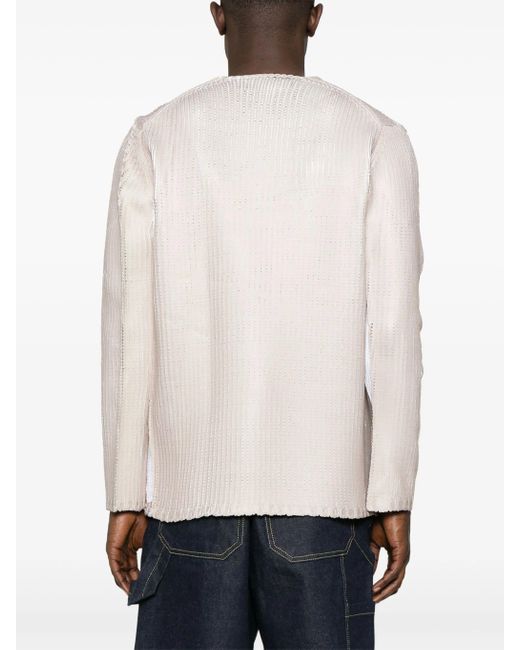 Comme des garçons camisa para hombre tejido Comme des Garçons de color White