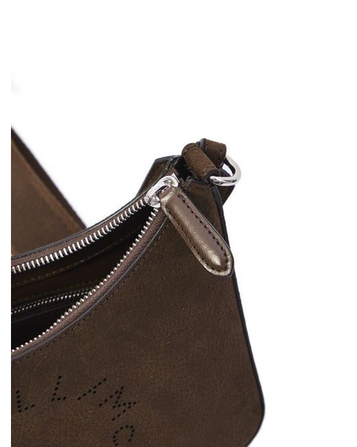 Stella McCartney Black Stella Logo Crossbody Bag