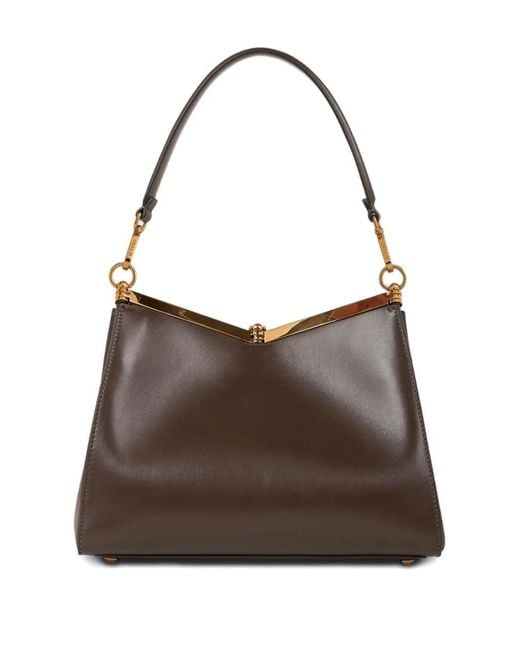 Etro Brown Vela Medium Shoulder Bag
