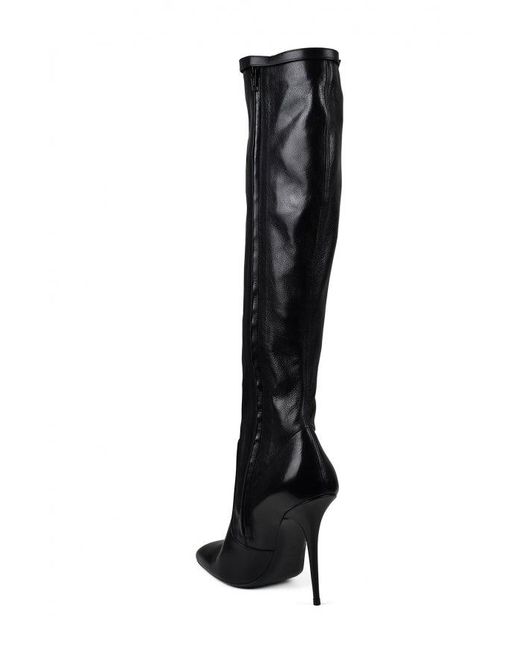 Saint Laurent Black Tess Boots