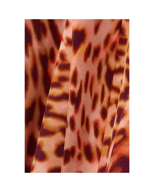 Stella McCartney Brown Silk Dress