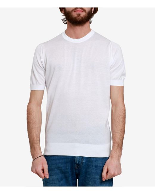 John Smedley White Sweaters