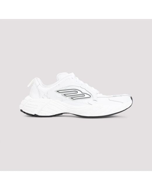 Balenciaga White Monday Leather Sneaker For