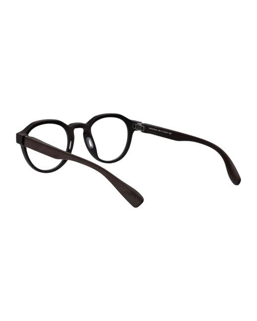 Mykita Black Ebony Clear Acetate Sunglasses