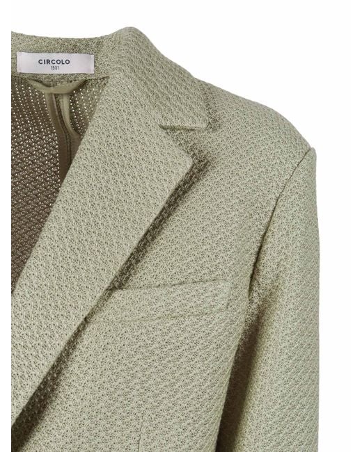 Circolo 1901 Slim Fit Cotone in het Green