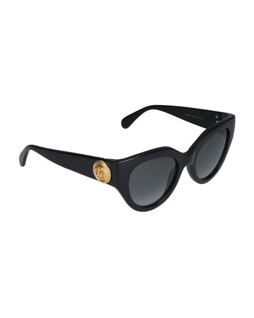 Gucci Sonnenbrille GG1408 S 001 schwarzes schwarzes grau /21 /140 in Black für Herren
