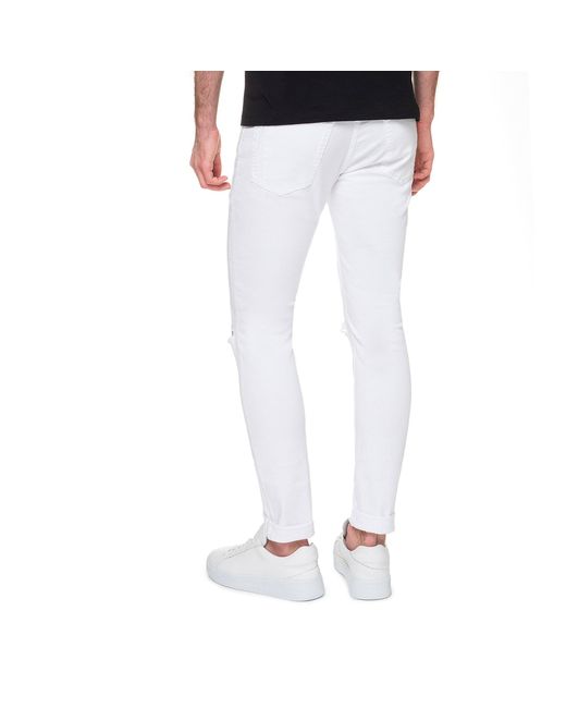 Balmain White Skinny Jeans for men