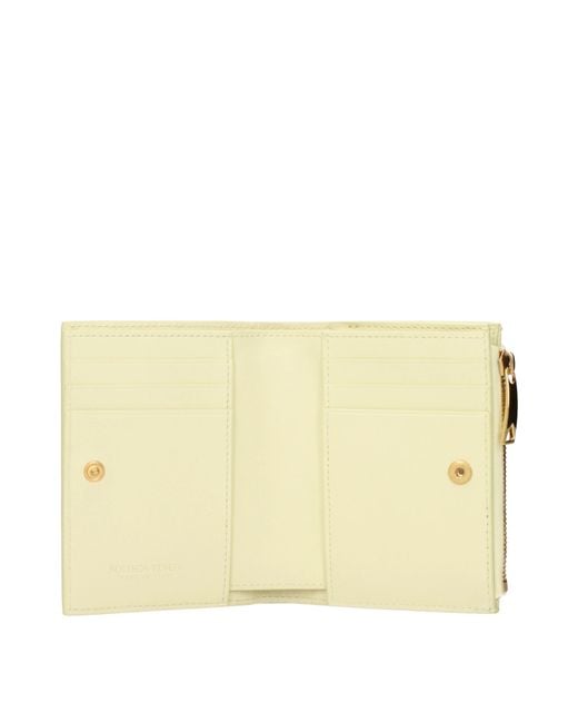 Bottega Veneta Yellow Wallet Leather