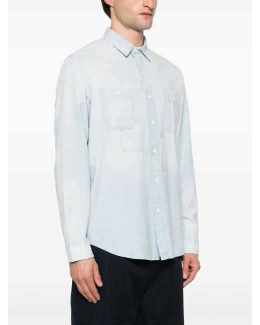 Polo Ralph Lauren Sport Shirt Met Lange Mouwen in het White