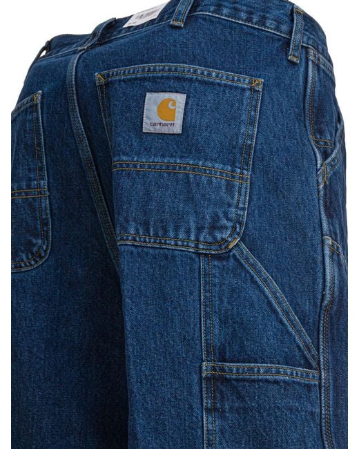 Carhartt Short "dubbele Knie" in het Blue voor heren