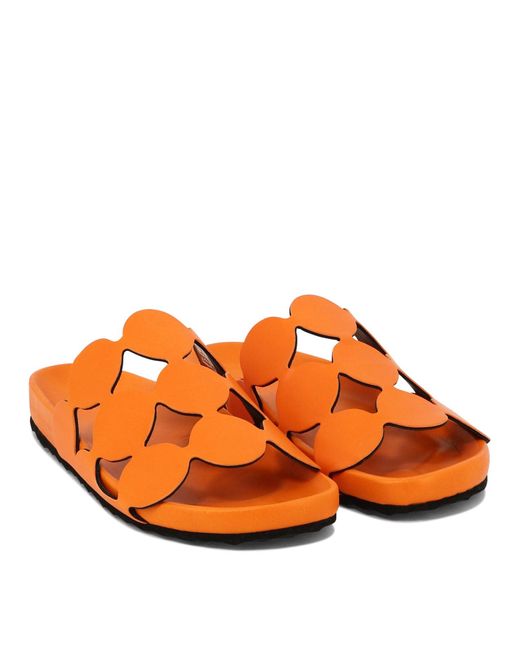 Pierre Hardy Orange "Bulles" Sandals