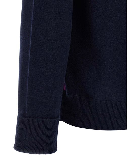 Ballantyne Argyle Pattern Sweater in het Pink voor heren