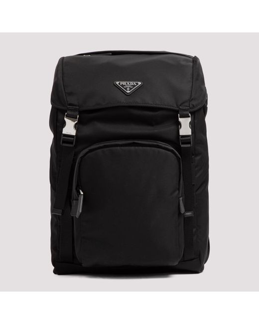 Prada Black Nylon-Rucksack