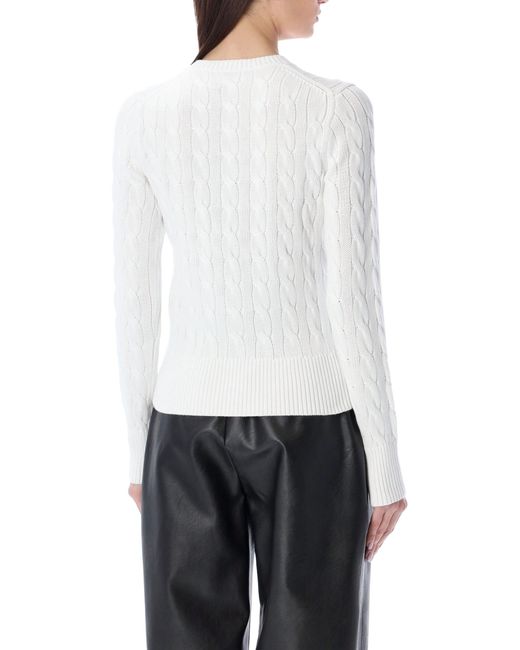 Polo Ralph Lauren White Sweaters