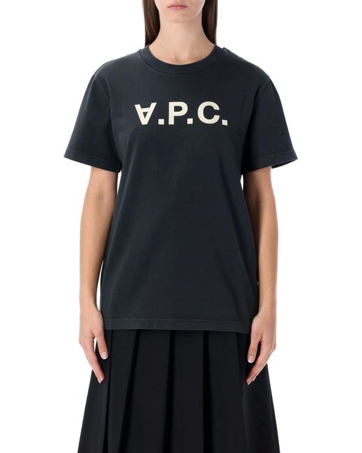 A.P.C. Black Standard Grand Vpc Cotton T-Shirt