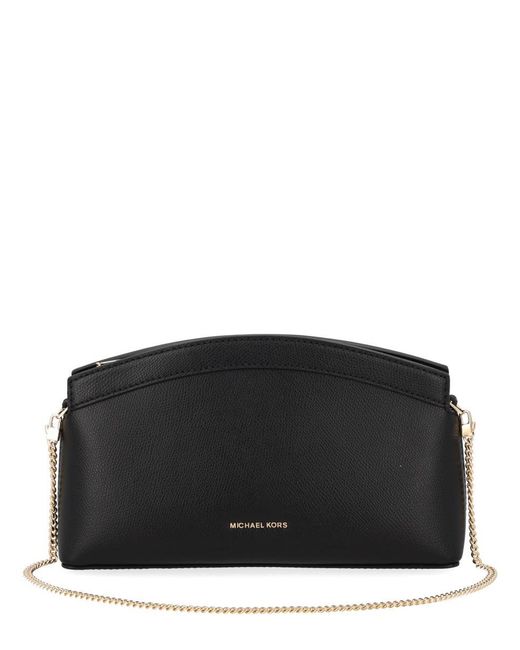 MICHAEL Michael Kors Black Clutch Athena Small
