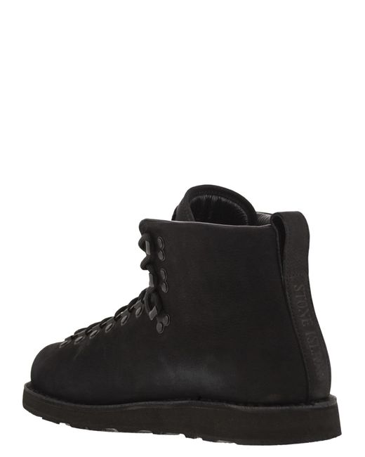 Stone Island Boot Met Rubberen Zool En Demping in het Black voor heren