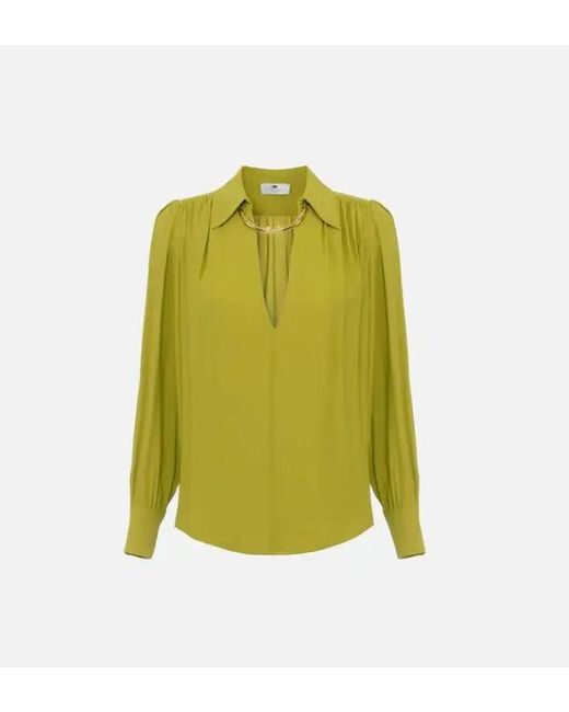 Elisabetta Franchi Green Shirts