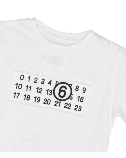 MM6 by Maison Martin Margiela White T Shirts And Polos