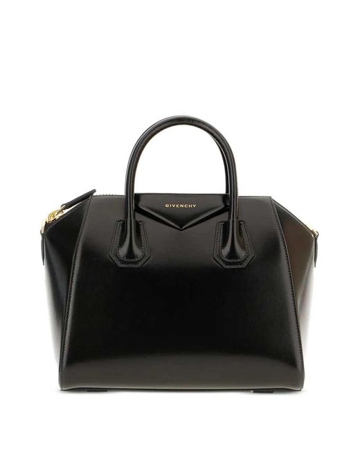 Givenchy Black Antigona Calfskin Tote Bag With Handle