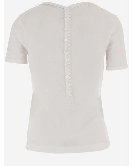 Jacquemus White Cotton Top