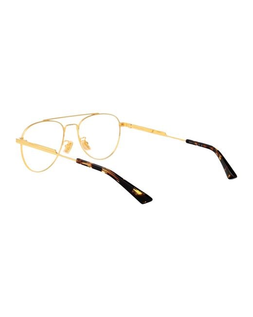 Bottega Veneta Metallic Aviator Optical Bv1340 Ok 001